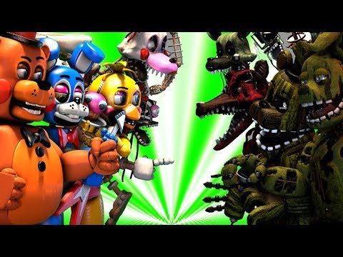 Top 10: Best Five Nights at Freddy's FIGHT Animations 2020 (KILL FNAF VS Animations)