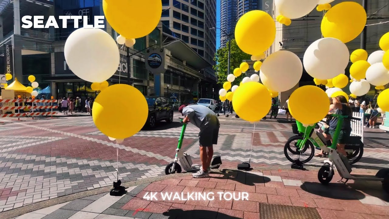 Seattle - Downtown 4k City Walk 