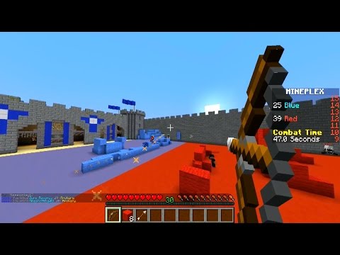 Minecraft RED VS BLUE Turf Wars #1 with The Pack (Minecraft Mini-Game)