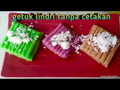 getuk lindri tanpa cetakan mudah dan enak