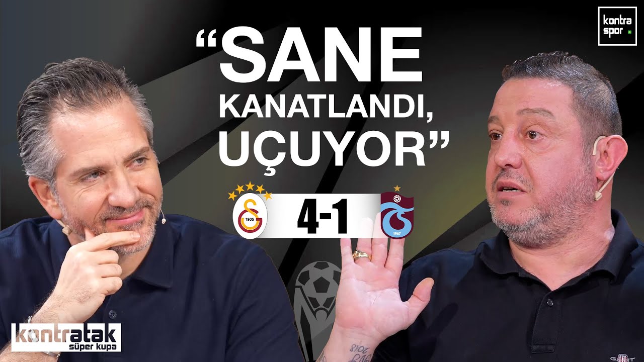 🔴 CANLI | Galatasaray - Trabzonspor Maç Sonu | Nihat Kahveci, Nebil Evren