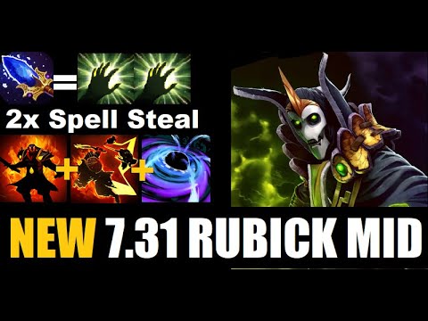 🔥 RUBICK 7.31 WITH AGHANIM'S SCEPTER - OP 2x SPELL STEAL🔥