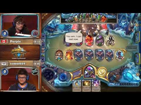 Hearthstone Summer QuarteFINAL: tom60229 vs Purple 10/15/2017