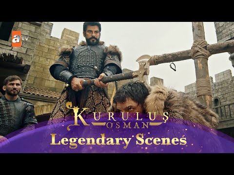 Kurulus Osman Urdu | Legendary Scenes - 565 | Imren Tegin ka anjaam! ⚔️