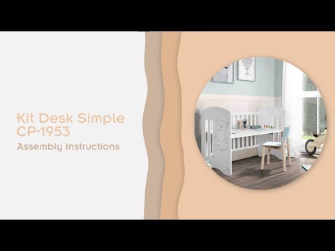 From cot to desk: How to assemble the Micuna Simple Desk CP-1953 Kit?