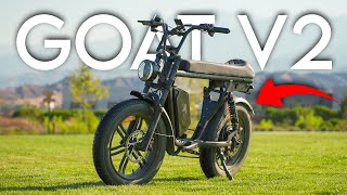 The NEW Power Goat V2 eBike is CRAZY POWERFUL! Full Review