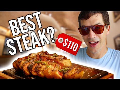 DENTRO DE UMA STEAKHOUSE DE FLORENÇA na Itália!🥩🇮🇹🧑‍🍳