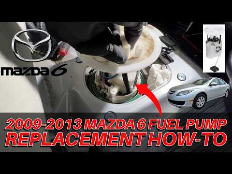 2009-2013 Mazda 6 Fuel Pump Replacement How-To