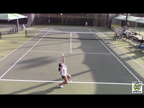 Roxanne Resma (Hawaii) vs. Zalina Khairudinova (Ole Miss) HIGHLIGHTS - D1 College Tennis 2017