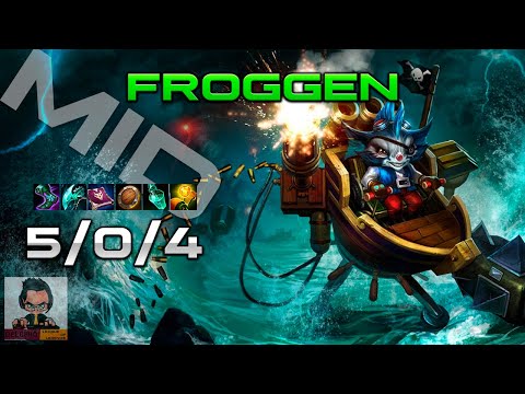 RUMBLE vs CASSIOPEIA (MID) | FROGGEN MID CHALLEGENDER GAME