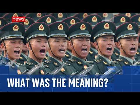 Why China's parade was a direct message to all of us