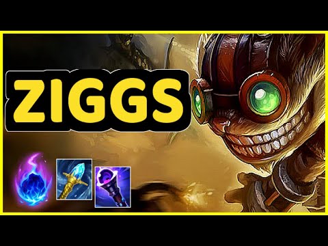 ZIGGS VS RYZE MID GAMEPLAY