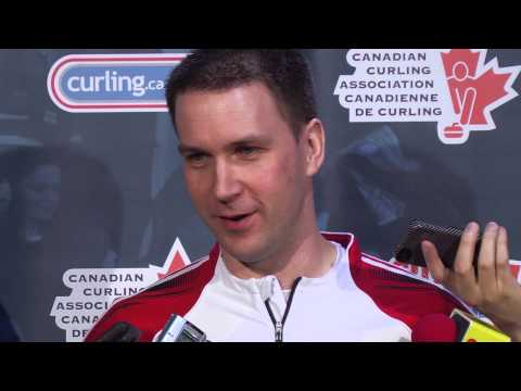 Draw 16 Media Scrum - 2013 Tim Hortons Brier