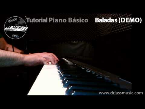 DRJASSMUSIC Tutorial Piano Básico - Baladas (DEMO)