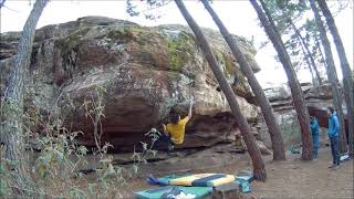 Video thumbnail of El oráculo, 7b+. Albarracín