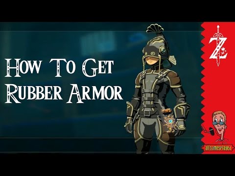 HOW TO GET THE FULL RUBBER ARMOR - ALL LOCATIONS | Zelda: Breath of the Wild [Nintendo Switch]