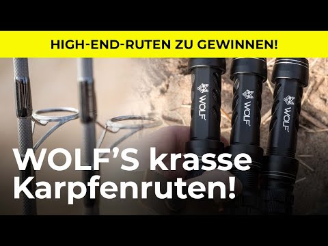 1.000 € Karpfenruten von WOLF 💰 X1K 10 ft. 3 lbs | High-End-Ruten zu gewinnen! | Profi-Angelruten