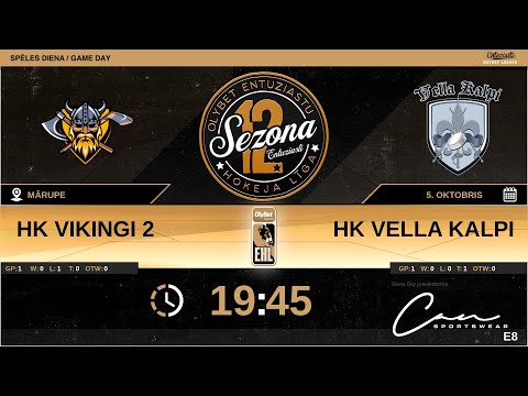 2022 10 05 HK Vikingi 2 - HK Vella Kalpi