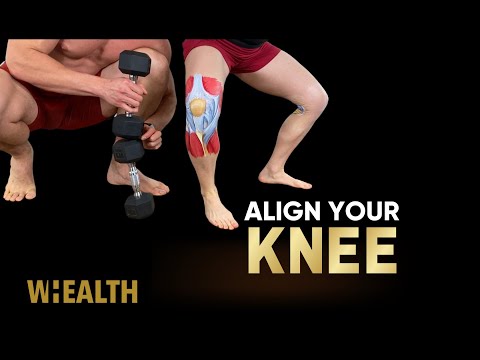 Relieve knee pain when squatting