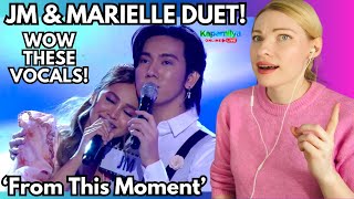 Vocal Coach Reacts: Marielle Montellano & JM Dela Cerna - From This Moment! In Depth Analysis!