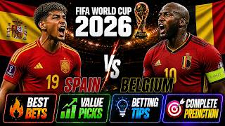 Spain vs Belgium Betting Odds, Picks & Prediction (UPDATED!): FIFA World Cup 2026 Quarterfinal 🏆