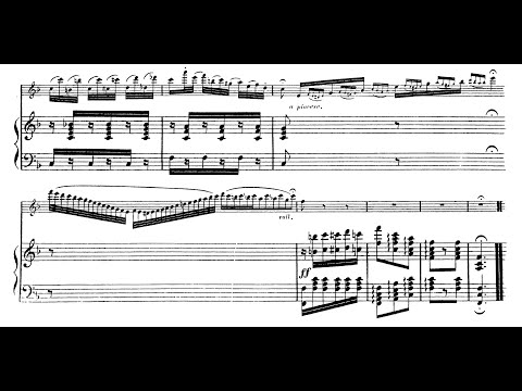 Giulio Briccialdi - Fantasia on 'La Traviata' for Flute and Piano, Op. 76 [Score-Video]