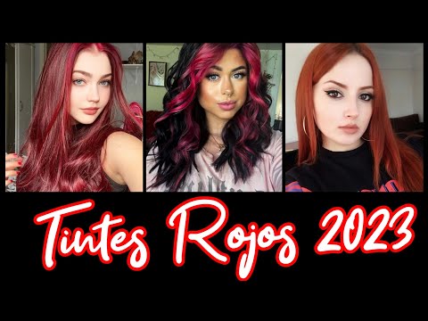 TINTES ROJOS PARA CABELLO 2023 LOOK CON CABELLO ROJO ❤️ #hair  #tintes  #look #looknew #tendency
