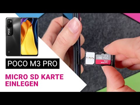 Xiaomi Poco M3 Pro - Micro SD Karte einlegen