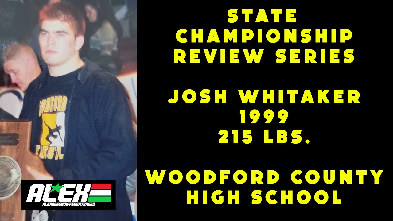 State Wrestling Championship match review w/ Josh Whitaker (Woodford County; 1999 215 lbs.)