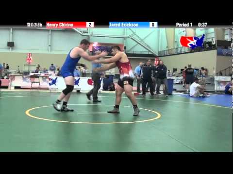 University Nat`ls GR 120 KG / 264.5 lbs: Henry Chirino vs. Jared Erickson
