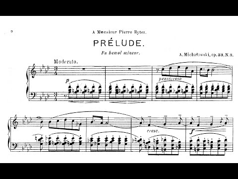 Aleksander Michalowski | Prelude, Op.33/3