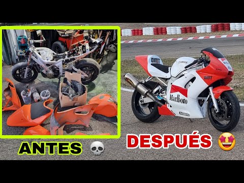 12 🎨Cómo PINTAR MOTO con SPRAY 🚿 Moto Tetris R6 INCREIBLE😍😍 😬