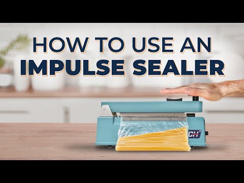 Part of a video titled How to use a Manual Impulse Sealer - YouTube