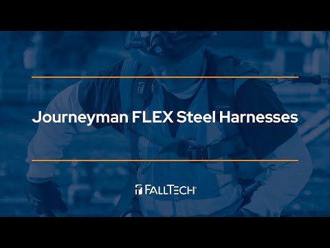 FallTech Journeyman Flex Steel 4D Construction Climbing Full Body Harness
