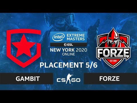 CS:GO - Gambit vs forZe [Train] Map 3 - IEM New York 2020 - Placement 5/6 - CIS