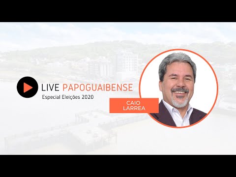 Caio Larrea (PSL), candidato a prefeito de Guaíba 