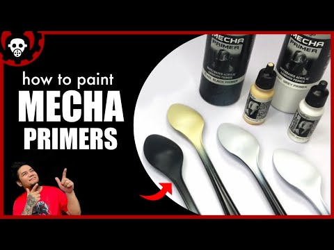 How to Airbrush Acrylic Primers | 2021 | Vallejo Mecha Colors