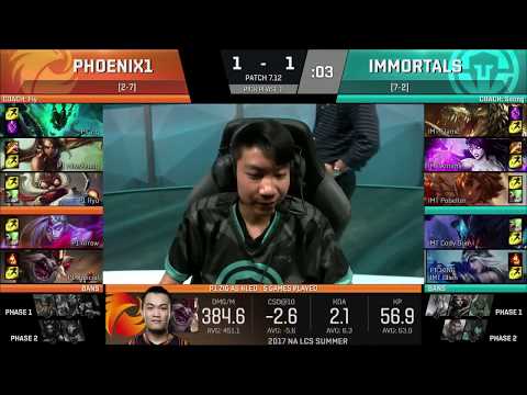 P1 vs IMT Highlights Game 3 - NA LCS Mùa Hè 2017 - Phoenix1 vs Immortals