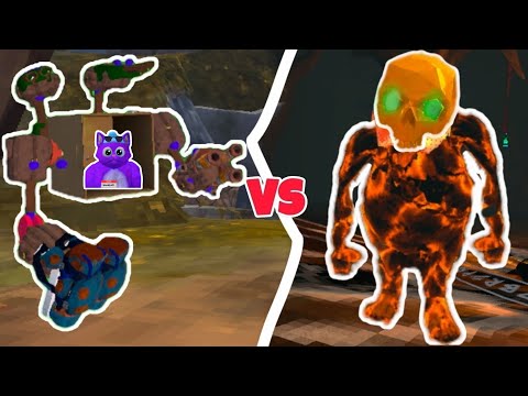 Can a MECH Defeat the LAVA MONSTER!