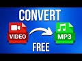 How To Convert Video To MP3 FREE EASY