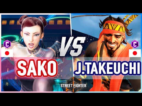 SF6 🔥 Sako (Chun-Li) vs John Takeuchi (Rashid) 🔥 Street Fighter 6
