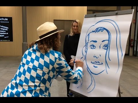 Der Millionen Maler | Live Sketching im Einstein 28 (München)