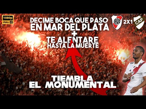 "⤴️DECIME BOCA y TIEMBLA EL MONUMENTAL + TE ALENTARE HASTA LA MUERTE | River vs Platense | 2022" Barra: Los Borrachos del Tablón • Club: River Plate