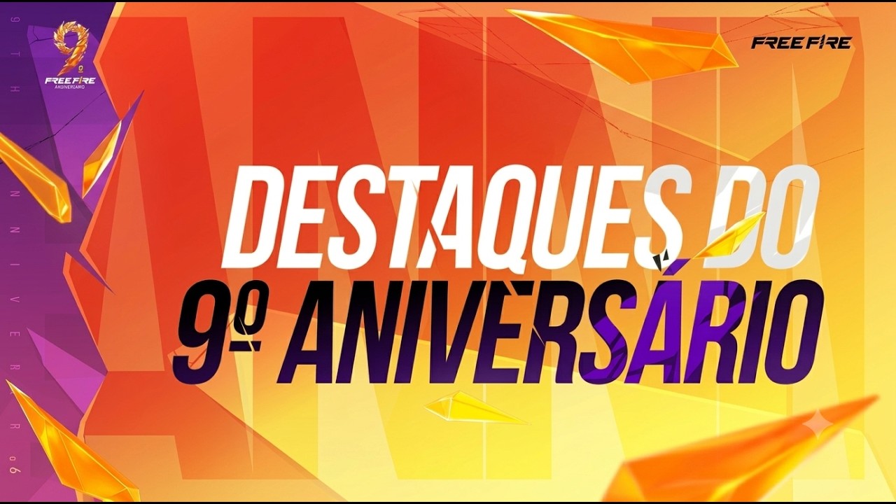 DESTAQUES DO 9° ANIVERSÁRIO | FREE FIRE BRASIL