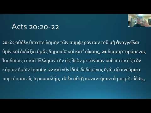 28. Acts 20:17-24 Greek