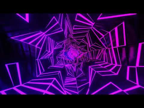 Abstract Background Video 4k Blue Metallic Pink Blue Tunnel VJ LOOP NEON Satisfying Calm Wallpaper