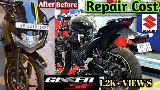 New Suzuki Gixxer SF Restoration From Accident || Repair Cost ||