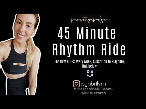 45 Minute Rhythm Cycling Class - Classic Rhythm Ride