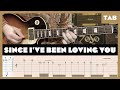 Led Zeppelin Since I Ve Been Loving You Guitar Tab Lesson Cover Tutorial