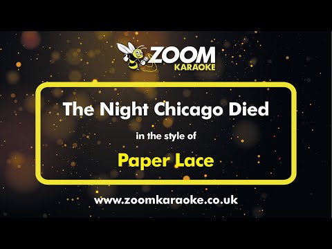 Paper Lace - The Night Chicago Died - Karaoke Version from Zoom Karaoke